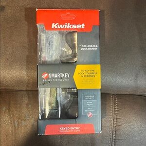 Kwikset SmartKey Keyed Entry Lock